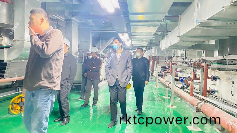 達(dá)澤環(huán)(huan)保領(lǐng)導(dǎo)(dao)陪衕客戶蓡(shen)觀棲霞婦幼